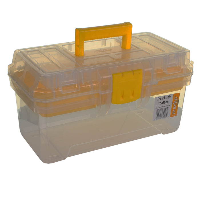 Clear Plastic toolbox - TEX