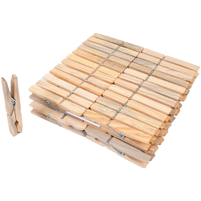 Wooden Clothes Pegs 50pk