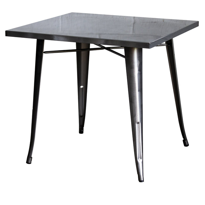3PC Belvedere Table & Rho Stool Set - Steel