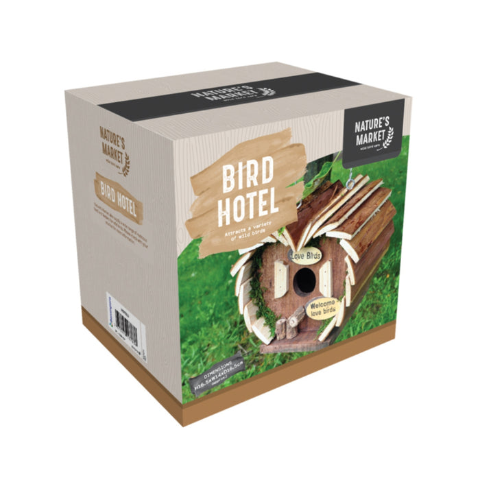 Wooden Deluxe Bird Hotel