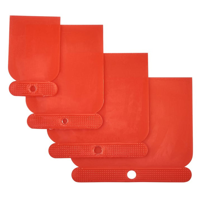 Plastic Scraper 4pc