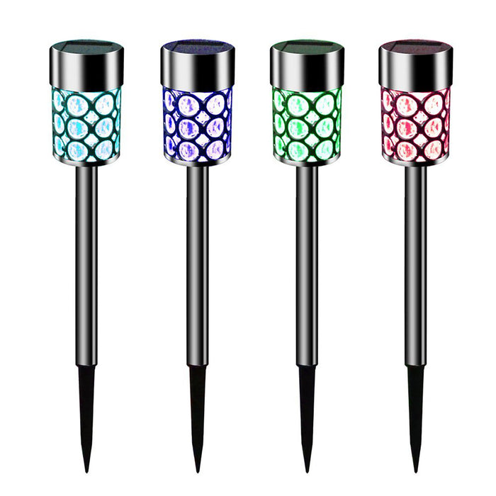 Solar Crystal Stake Lights 4pc