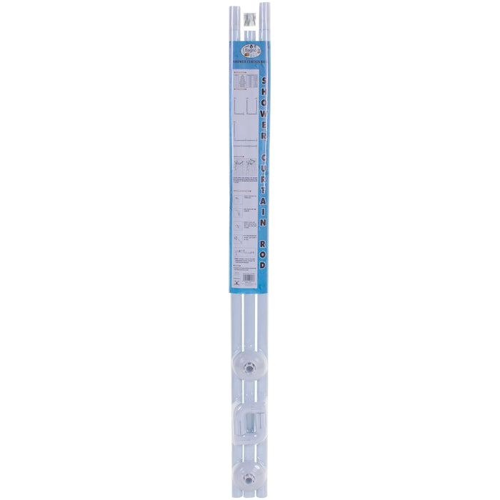 S/Steel Corner Shower Rail