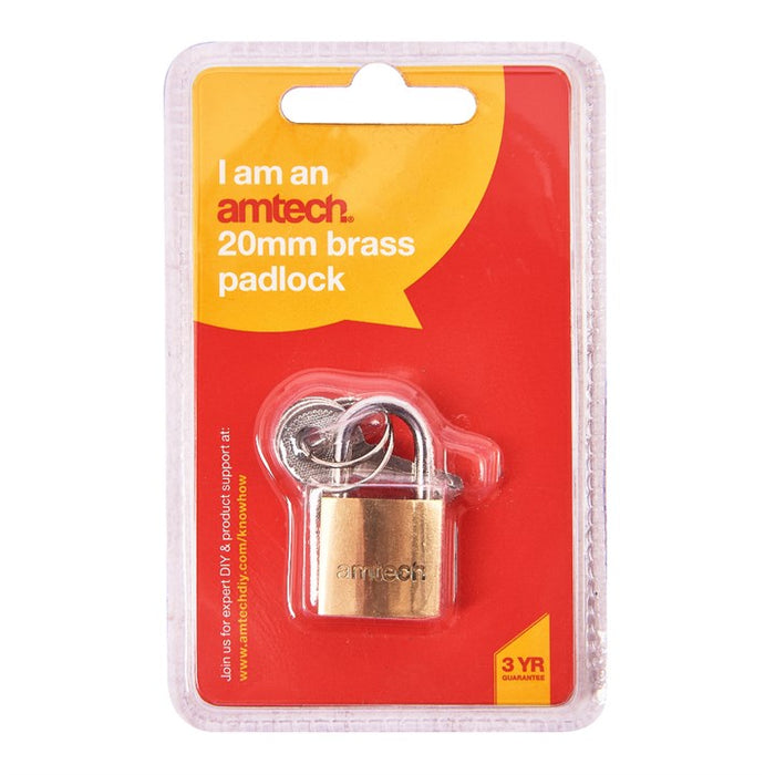 Brass Padlock 20mm