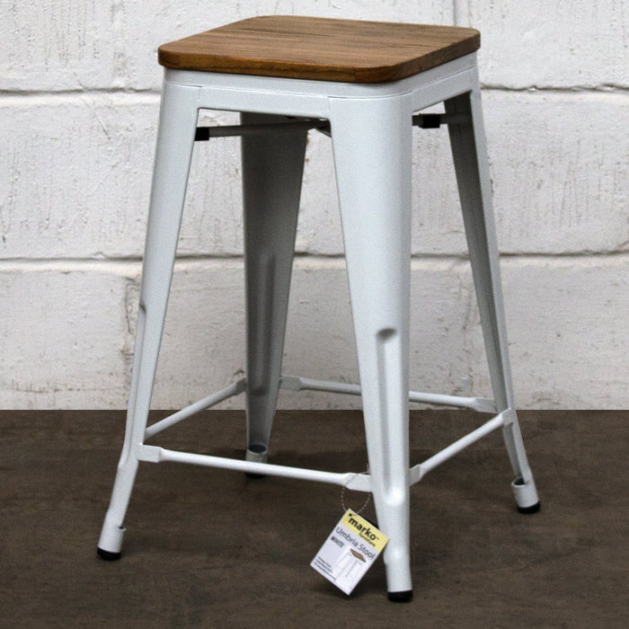 Umbria Bar Stool - White