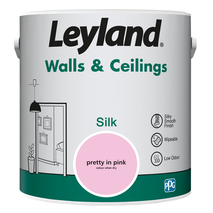 Leyland  Walls & Ceilings Silk Pretty in Pink 2.5L