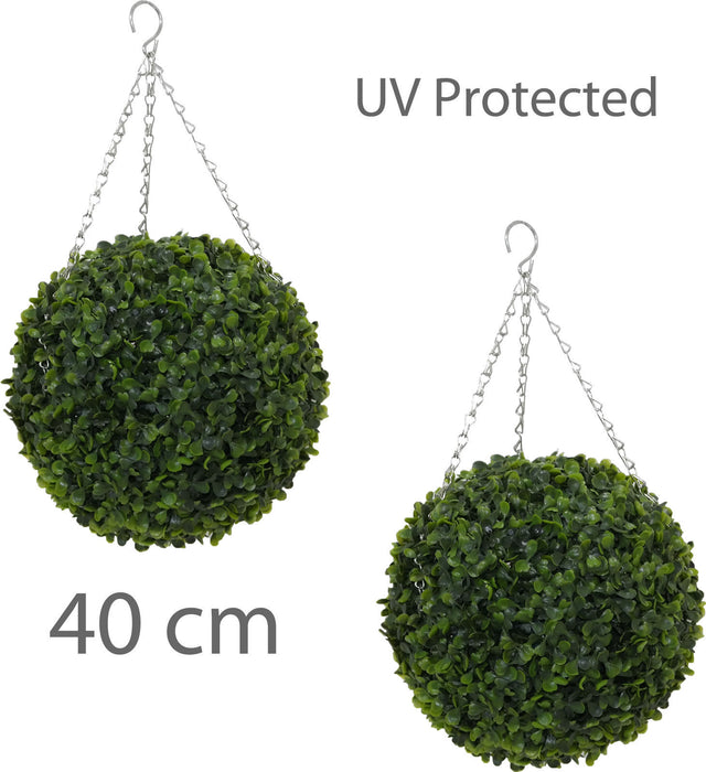 2x 40cm Topiary Balls