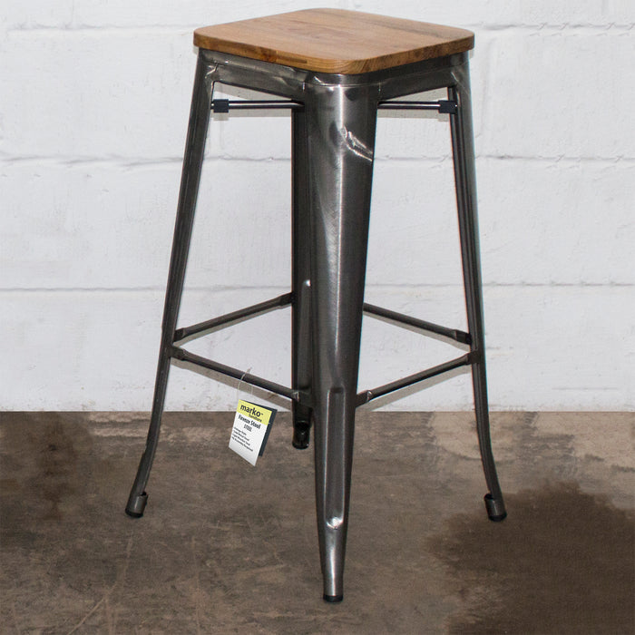 Tolix Style Firenze Bar Stool - Steel