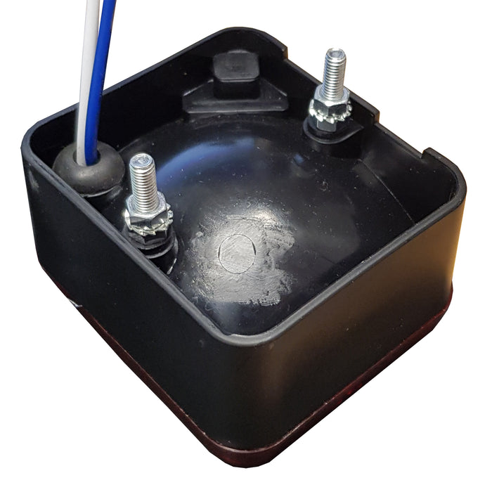 Square Red Fog Light