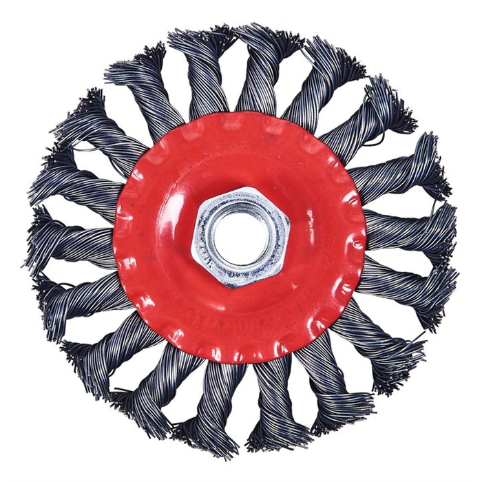 Twist Knot Wire Wheel 4"