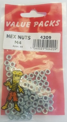 Hex Nuts M4