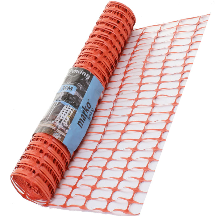 Orange Barrier Fencing 1M x 50M