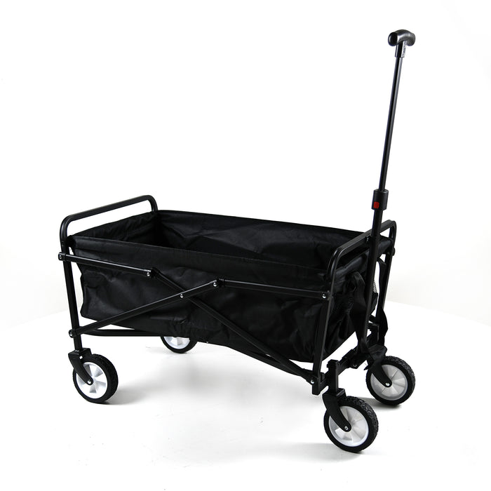 Large Foldable Garden Cart - Black