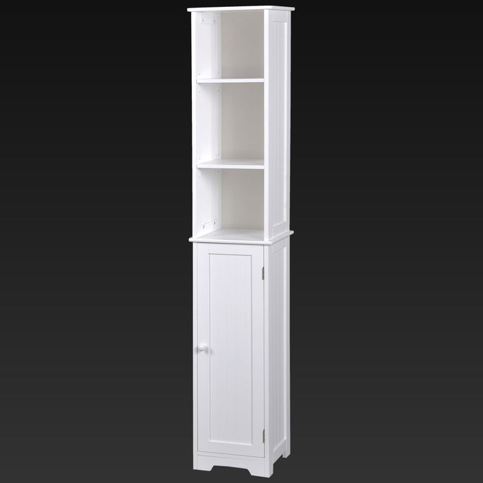 Tall Wooden Cabinet Unit