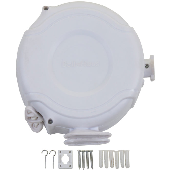 26M Retractable Double Reel Wall Mounted Washing Line