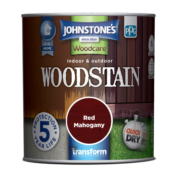 Johnstone's Woodstain - Red Mahogany 250ml