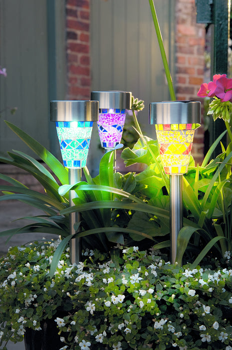 Solar Mosaic Border Lights