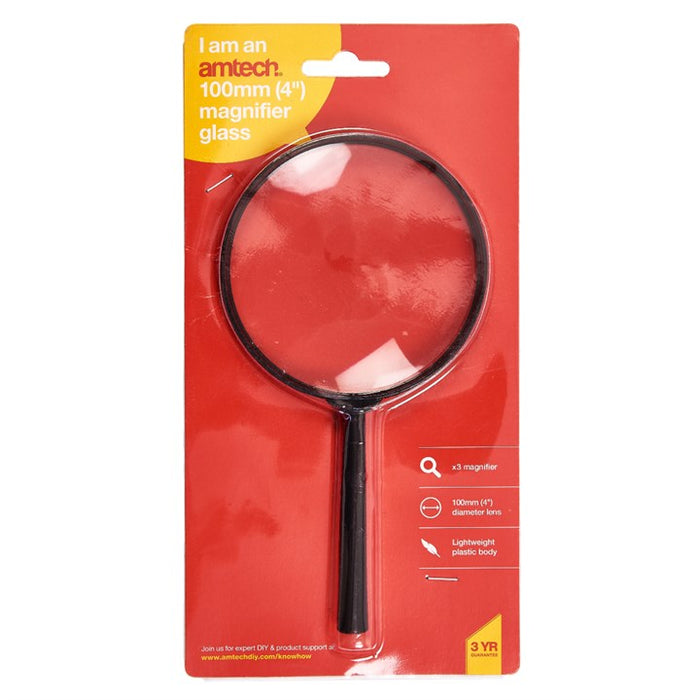 Magnifier Glass 4" X3