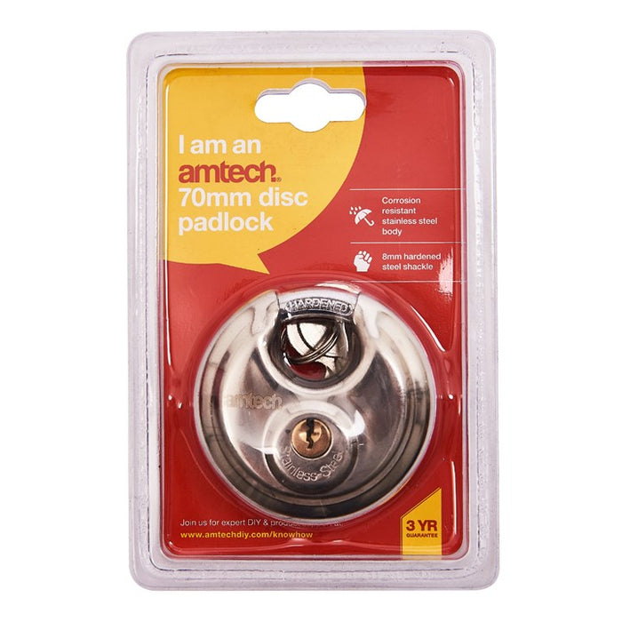 Disc Padlock 70mm