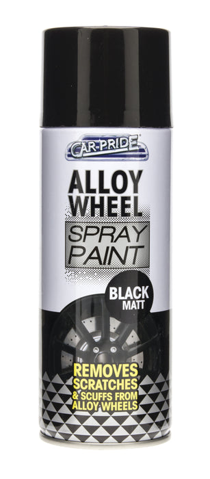 Alloy Wheel Spray Paint Black Matt 400ml
