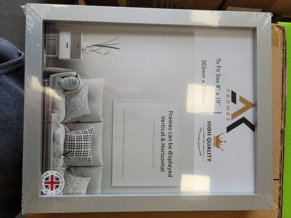 NDL 10x8 Silver Photo Frame
