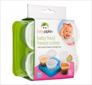 Baby food freeze cubes