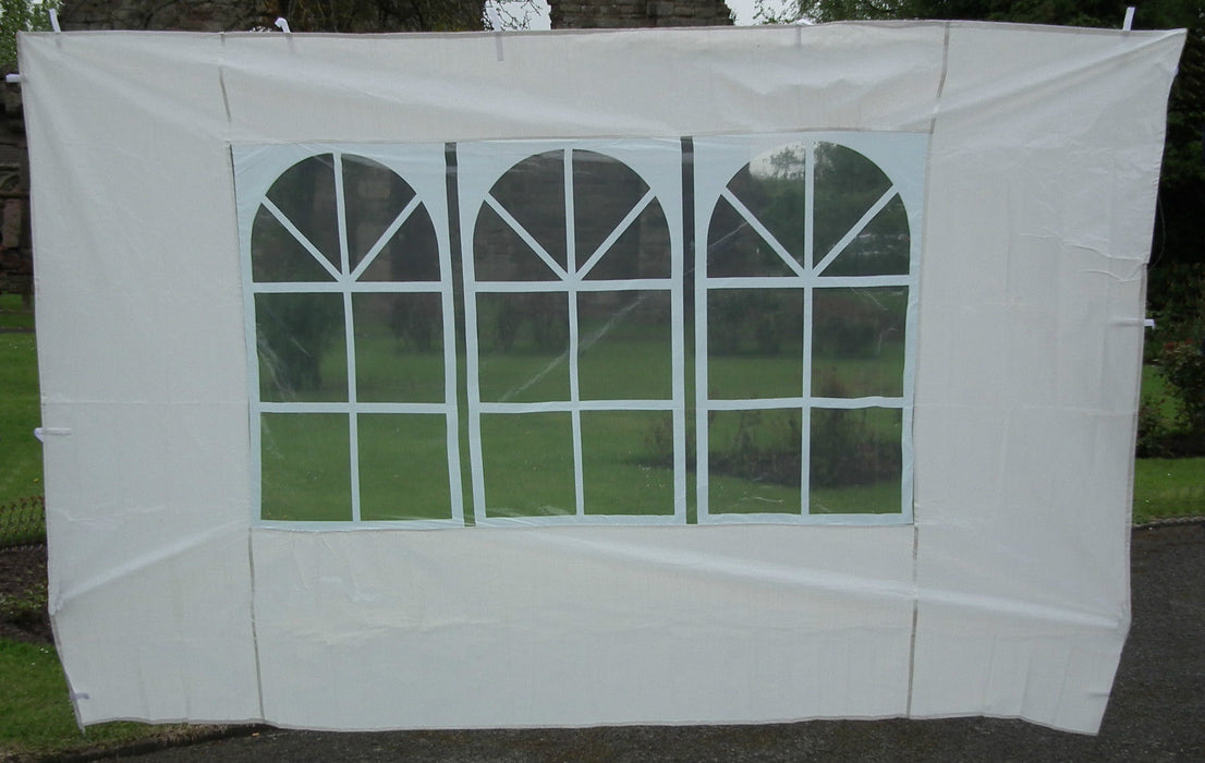 2PK 3M White PE Gazebo Sidewalls