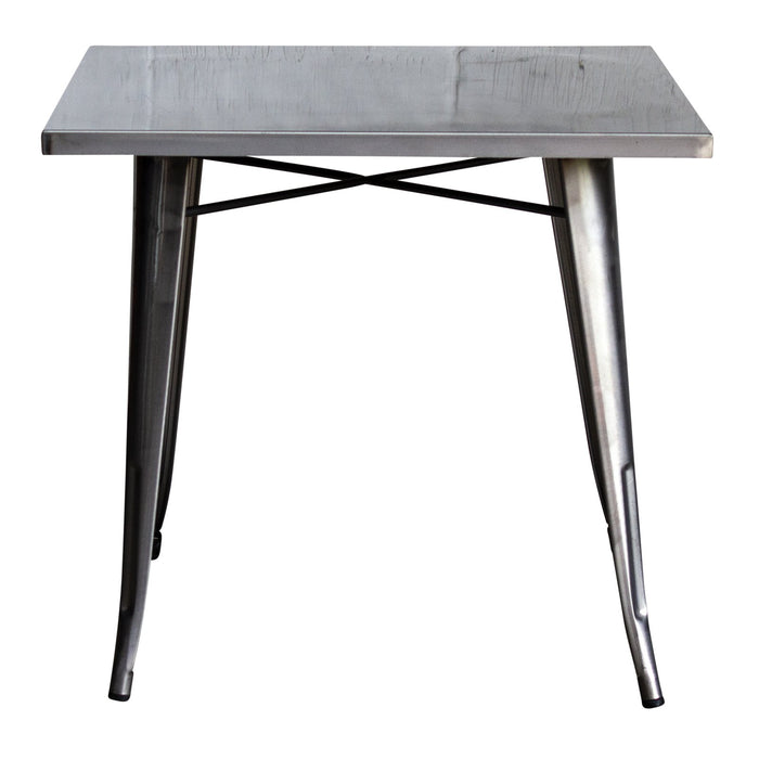 3PC Belvedere Table & Castel Stool Set - Steel