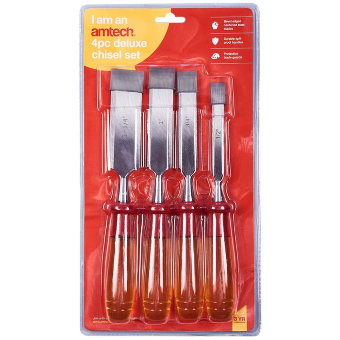 Deluxe Chisel Set 4pc