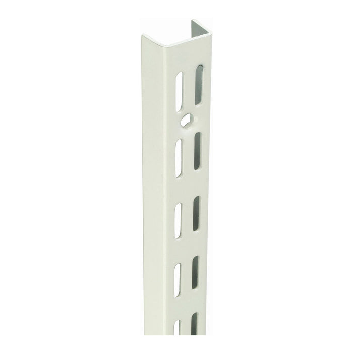 Wall Upright Twinslot White 1600mm