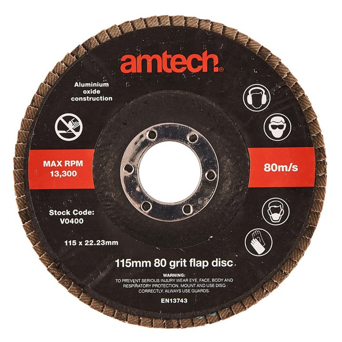 Flap Disc 80 Grit 115mm