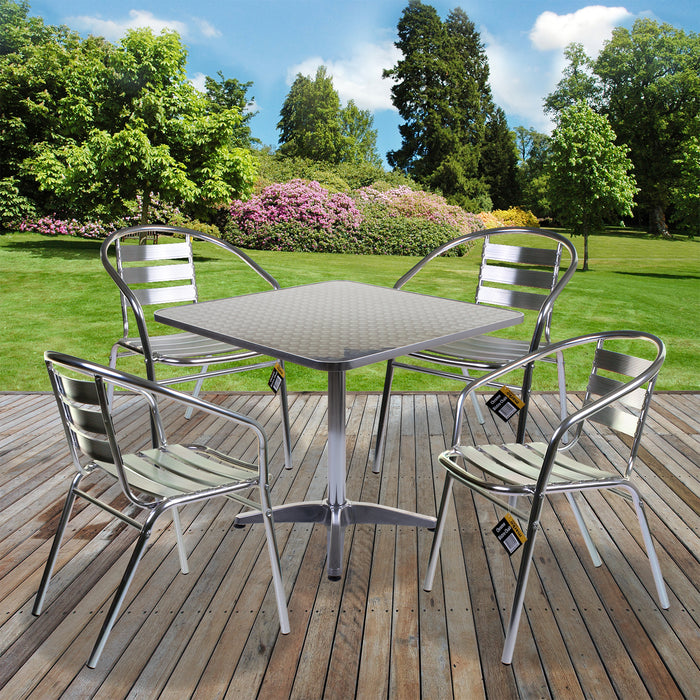 Fajardo Chrome Bistro Sets