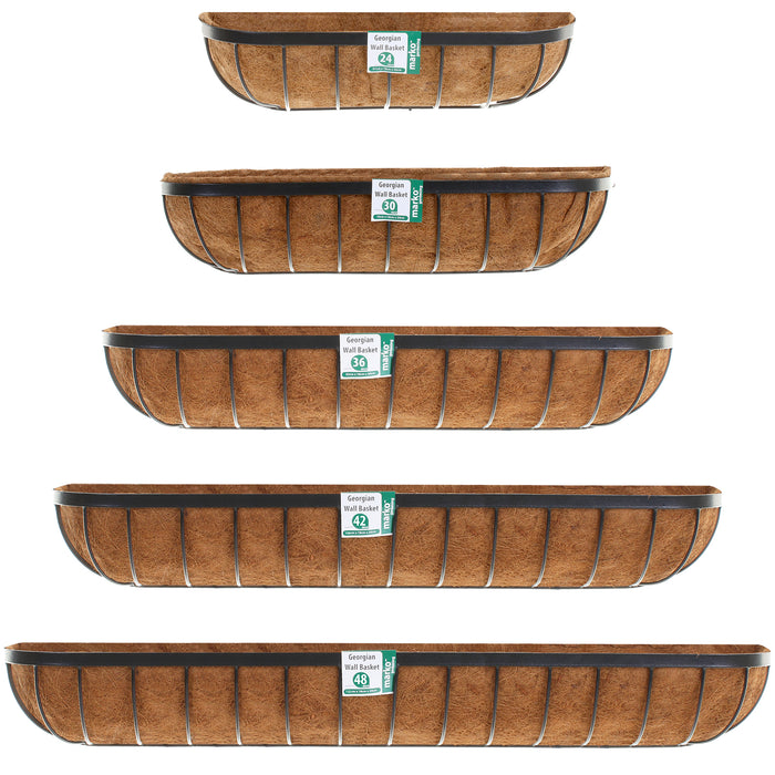 Rectangular Georgian Wall Baskets