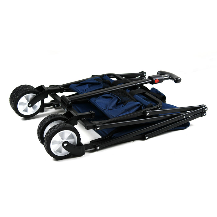 Large Foldable Garden Cart - Navy