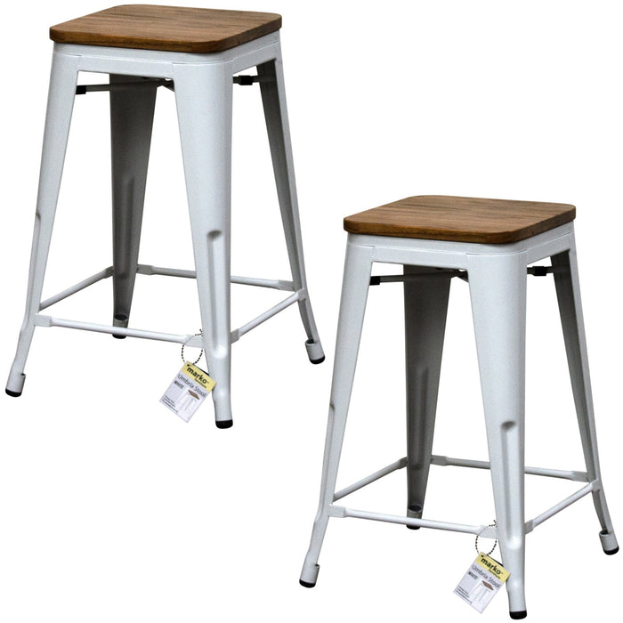 Umbria Bar Stool - White