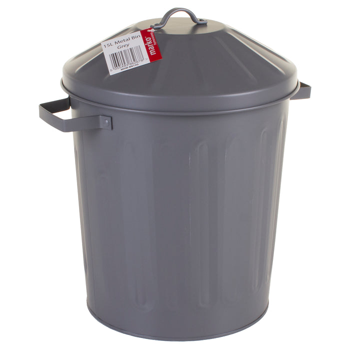 15L Metal Bins
