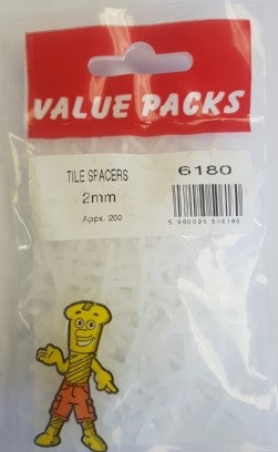 Tile Spacers 2mm 200pc
