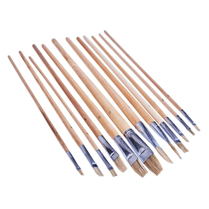 Art Brush Set Flat Tips
