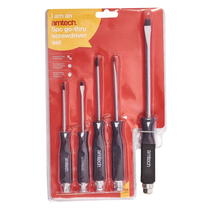 Go-Thru Screwdriver Set 5pc