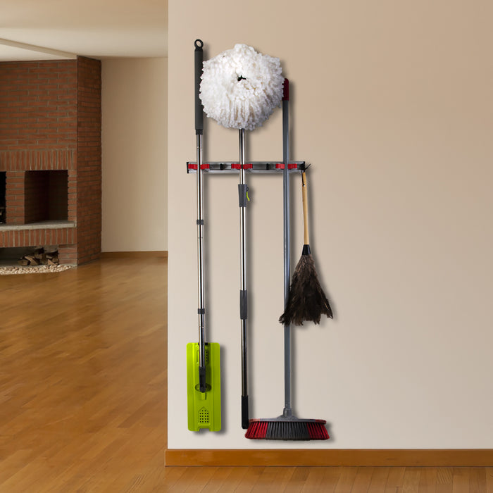 Multi-Functional Storage Rack - 5 Hook/4 Holder