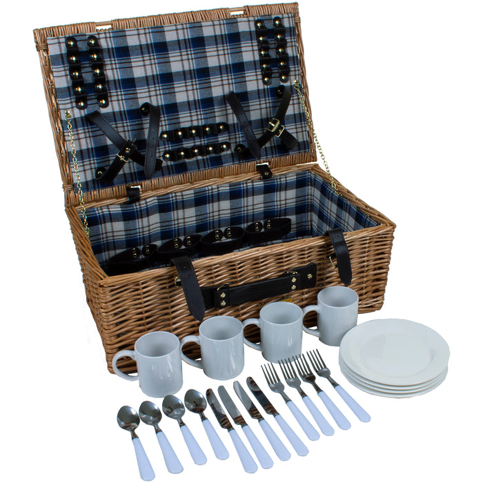 4 Person Eynesbury Picnic Basket