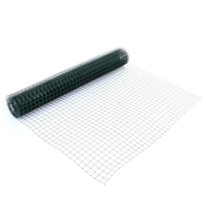 Green PVC Coated Mesh - 0.9M x 6M