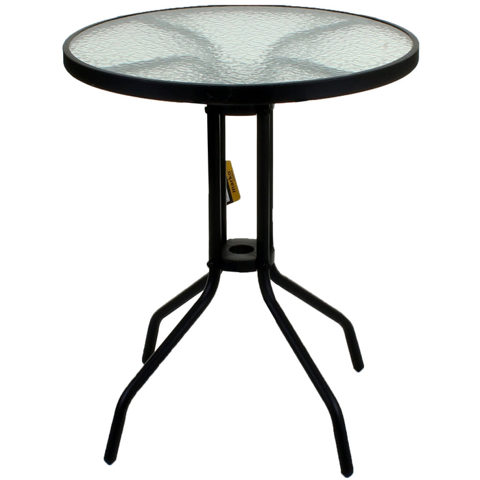 3PC Grey Wicker Bistro Set