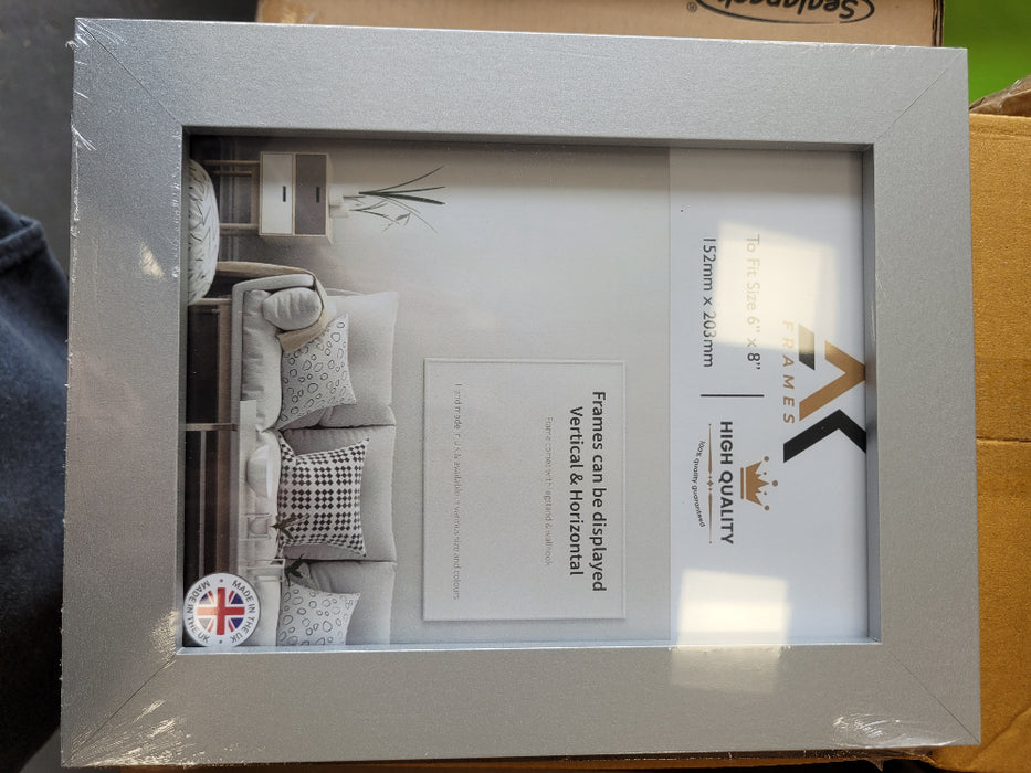 NDS 8x6 Silver Photo Frame