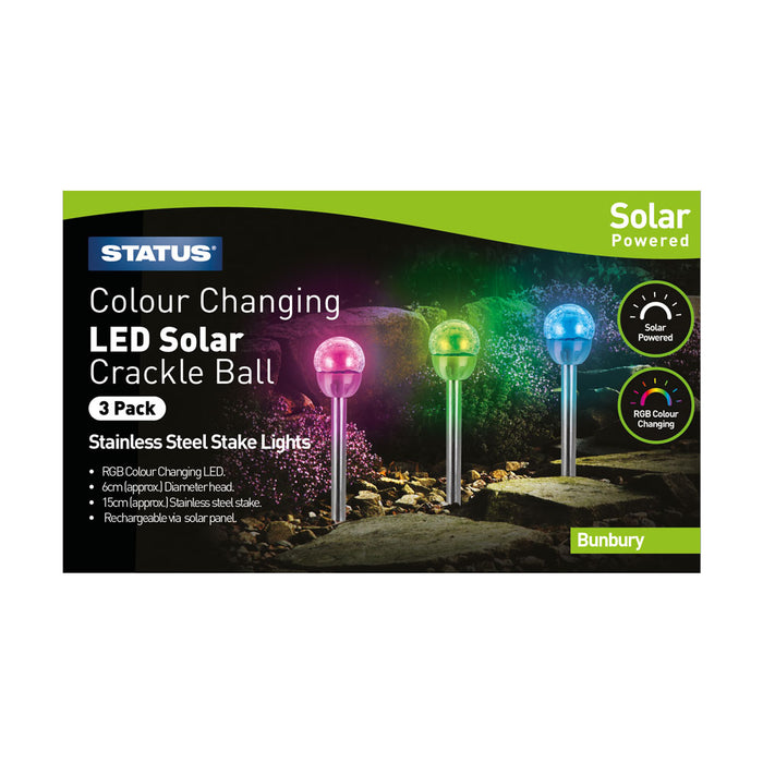 Banbury LED Solar Light 3pc