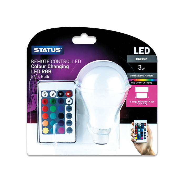 LED Colour Changing Bulb GLS