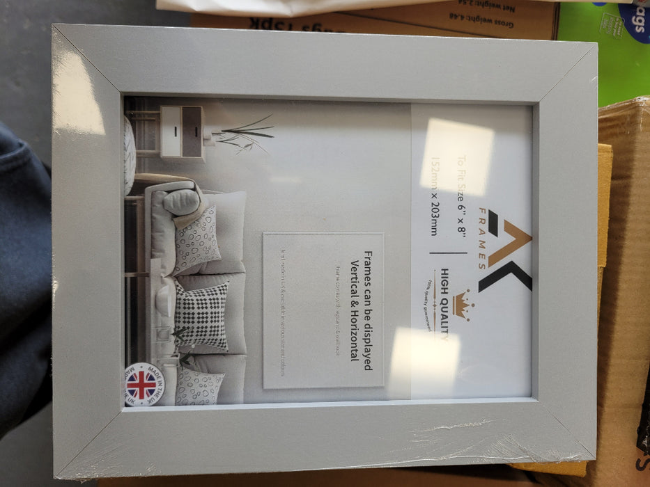 NDS 8x6 Light Grey Photo Frame