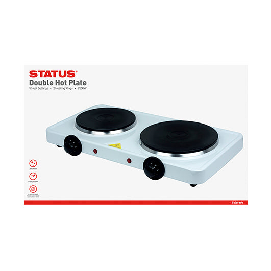 Double Hot Plate White