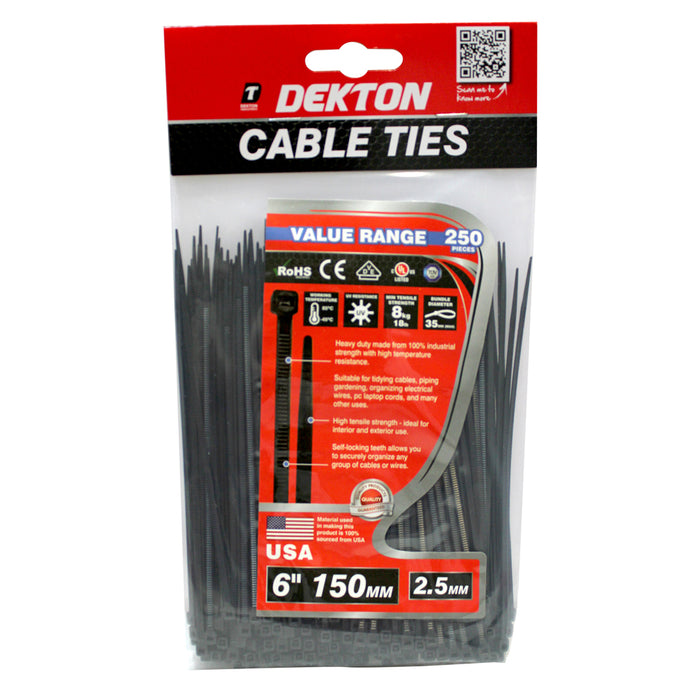 Cable Ties 150mm 250pc