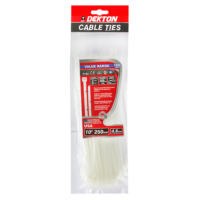Cable Ties 250mm 100pc